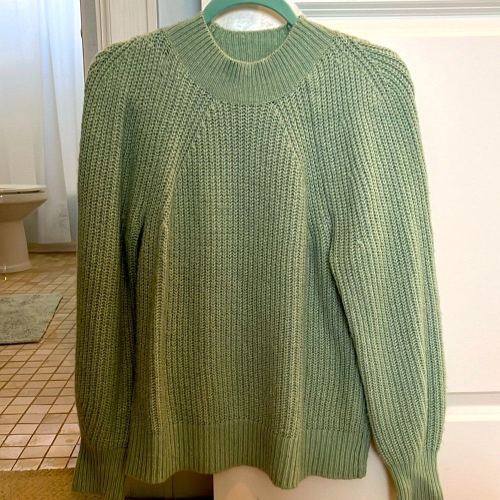 Sea foam Green Loft Sweater Size XS
